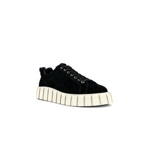 EYTYS Odessa Suede Sneakers in Black M 7.5 W 9 Dust Bag Lace Up Shoes